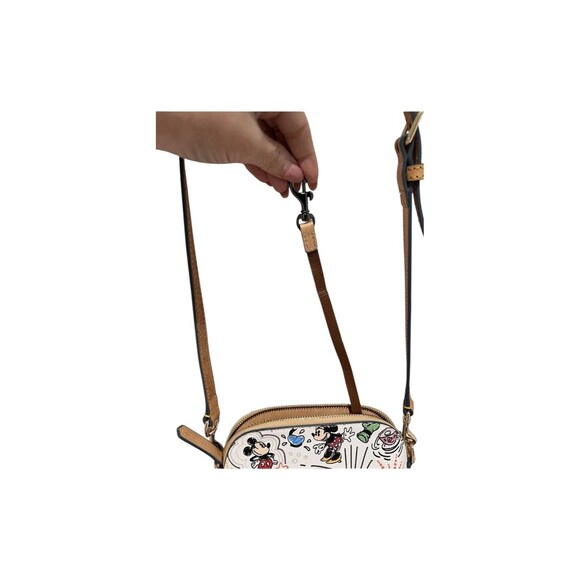 Disney Dooney Bourke Sketch Handbag Mickey, Minnie, & Friends Gently carried - Picture 15 of 16